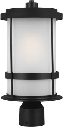 Vista 3 de Sea Gull Generation Lighting 8290901-71 - Linterna de poste para exteriores con una luz