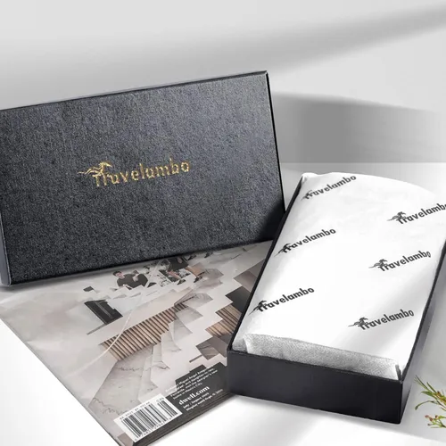 Vista 8 de Travelambo Cartera de mano de cuero genuino encerado de gran capacidad para mujer con bloqueo RFID