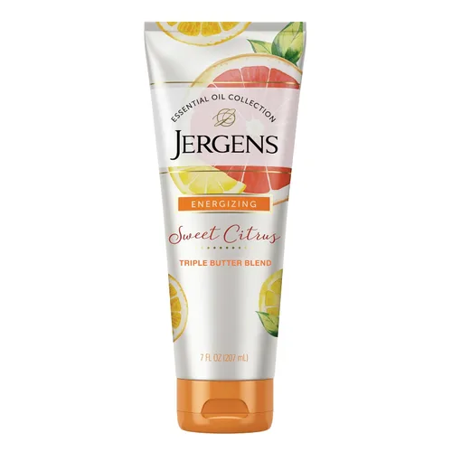Vista 10 de Jergens Manteca Corporal de Lavanda Loción para Manos y Cuerpo, Crema Hidratante para Mujeres, con Aceites Esenciales para una Hidratación