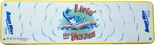 Vista 6 de Rave Sports Inflatable Aqua Mat, Platform and Swim Dock with Dropstitch PVC Construction