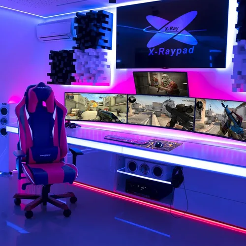 Vista 2 de X-Raypad Aqua Control Plus ROB - Alfombrilla de mouse para juegos de ultra alta precisión con velocidad perfecta y capacidad de control