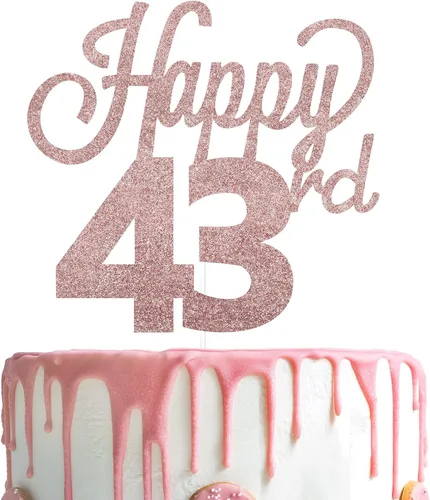Vista 72 de LINGTEER - Decoración para pastel con texto "Happy Birthday 100", color negro