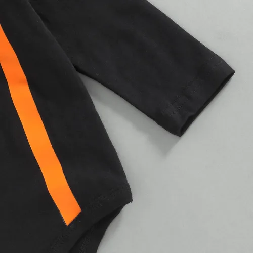 Vista 4 de Conjunto de 3 piezas de ropa de Halloween para recién nacidos, ropa de Halloween para bebé niño y niña