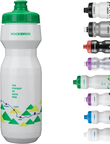 Vista 28 de ROCKBROS Botella de agua para bicicleta de 20oz-25oz Squeeze Ciclismo