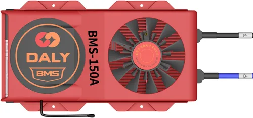 Vista 68 de DALY BMS 72V Li-ion 20S 30A Tablero de protección con cable de equilibrio de puerto común para panel solar autoconstruido, sistema de suministro