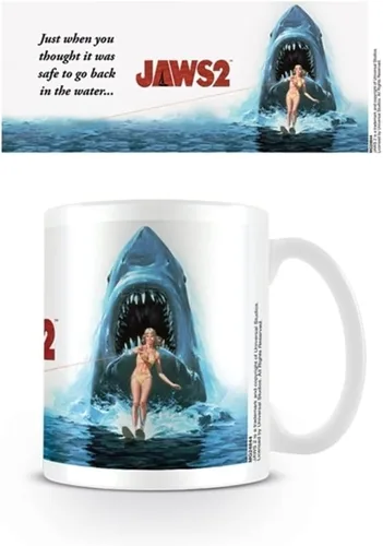 Vista 2 de Pyramid Jaws 2 - Taza de café con póster de porcelana, multicolor