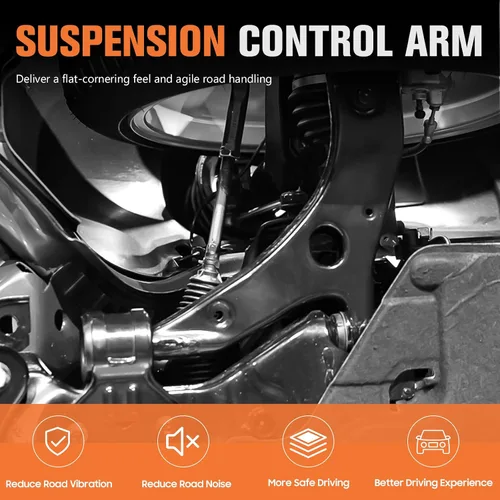 Vista 5 de Brazos de control de suspensión delantera inferior para el lado del conductor del pasajero para Mazda 3 2004-2009, apto para Mazda 5 2006-2017
