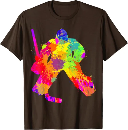 Vista 8 de Camiseta de hockey de hockey sobre hielo, Negro