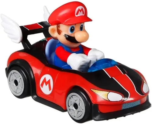 Vista 4 de DieCast Hotwheels Mario Kart Mario Wild Wing - Toty Ganador 2021