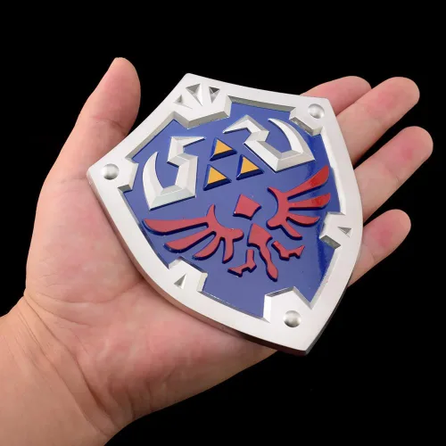 Vista 8 de Superbuybox Legend of Zelda Link Arma Espada Daga Sheild Figura de acción Colección de Juego Decoración de Escritorio Habitación Mochila Colgante