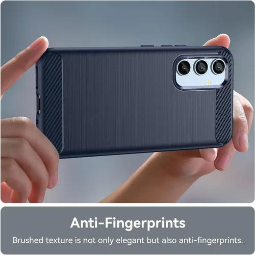 Vista 6 de yuanming Funda para Galaxy A54 5G, con protector de pantalla HD, absorción de golpes, funda protectora de goma suave de TPU flexible para Samsung