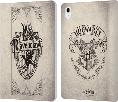 Vista 15 de Head Case Designs Funda de piel con licencia oficial de Harry Potter Gryffindor Parchment Sorcerer's Stone I, tipo cartera compatible con Apple iPad