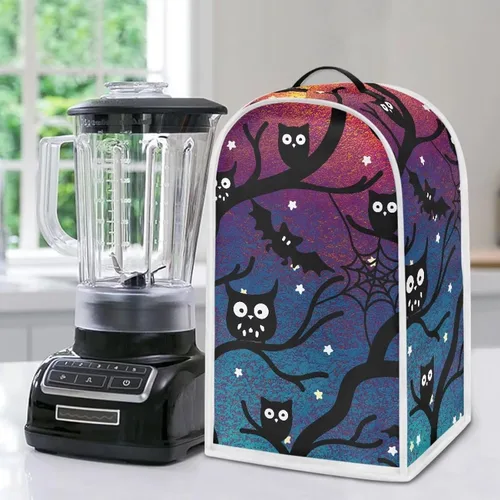 Vista 20 de Funda para licuadora de flores de vaca, funda para electrodomésticos de cocina, a prueba de polvo, lavable, resistente a las manchas, cubierta