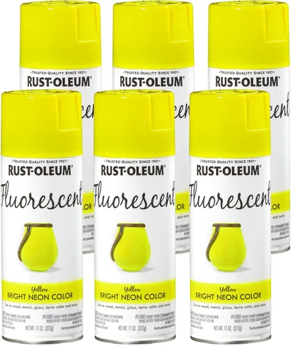 Vista 12 de Rust-Oleum 398583 Specialty - Pintura fluorescente en aerosol, 11 onzas, azul