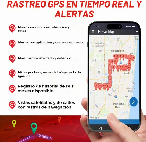 Vista 2 de SPY SPOT GB130MG 4G LTE GPS Tracker para vehículos con seguimiento