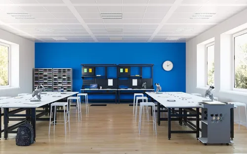 Vista 2 de Safco E-Z Stor Organizador de papel, buzón con 72 compartimentos tamaño carta, soporte para archivosrevistas, construcción de acero duradero, gris
