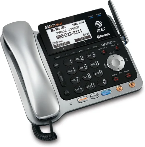 Vista 4 de At & t DECT 6.0 microteléfono accesorio para tl86109, Azul talla única