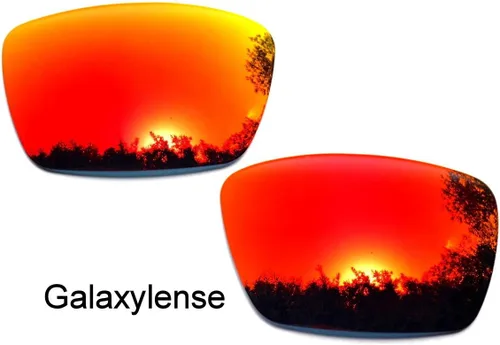 Vista 4 de Galaxy Lentes de repuesto para Oakley Fuel Cell Polarizado 100% UVAB (rojo)