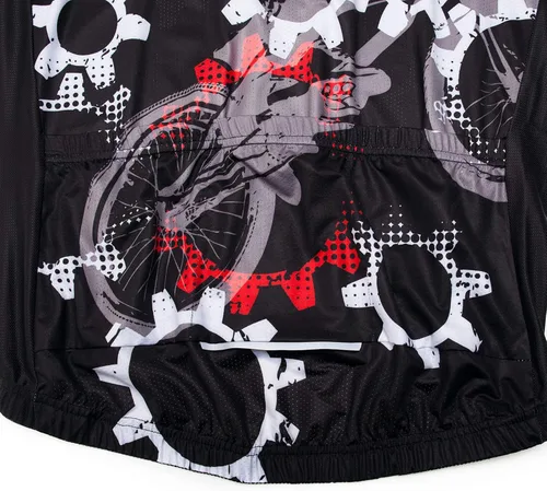 Vista 7 de Weimostar Camiseta de ciclismo de manga corta para hombre, bolsillos