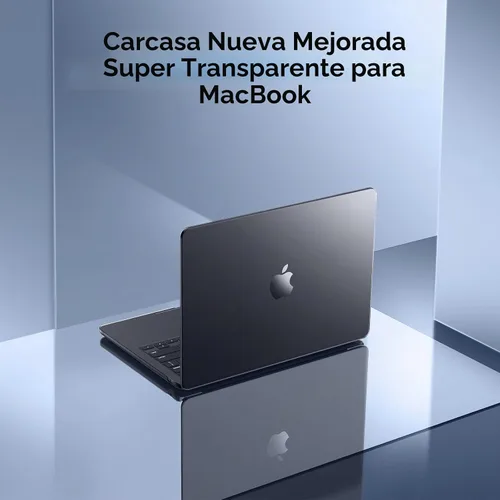 Vista 7 de EooCoo - Funda para MacBook Air de 15 pulgadas M5 M4 M3 M2 2026-2023, color negro cristal Easy to Install, Sturdy, Plastic Hard Shell Case &
