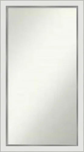 Vista 361 de Amanti Art Espejo personalizado, espejo de baño estrecho Alexandria White Wash, espejo de pared o espejo de tocador de baño sobre el fregadero