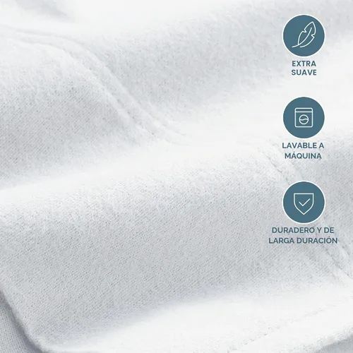 Vista 4 de Bare Home Fundas de almohada de franela 100% algodón