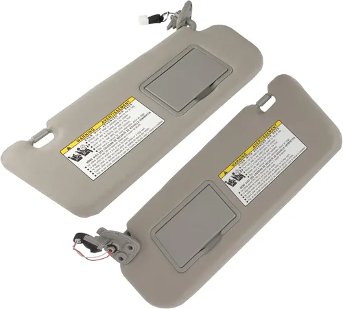 Vista 8 de SCITOO Conjunto de visera solar automática gris del lado derecho del pasajero compatible con Hyundai Sonata 2006-2008 con techo solar