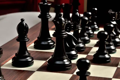 Vista 2 de The House of Staunton The Wild Knight Series Chess Set, Box, & Board Combination - 3.75" King