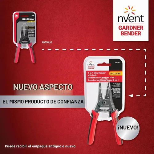 Vista 2 de Gardner Bender Pelacables GS-361, 16-32 Awg, 6-1/4 pulgadas Oal