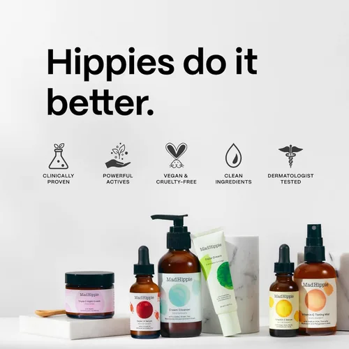 Vista 7 de Mad Hippie Crema de ojos - Crema antienvejecimiento para ojeras e hinchazón con niacinamida, péptidos, ciruela Kakadu y regaliz, tratamiento de ojos
