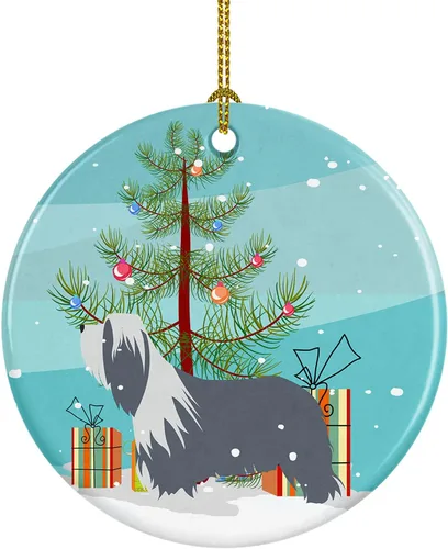 Vista 9 de Caroline's Treasures Cavalier King Charles Spaniel - Adorno de cerámica para árbol de Navidad, decoración colgante para el hogar, Navidad, fiestas