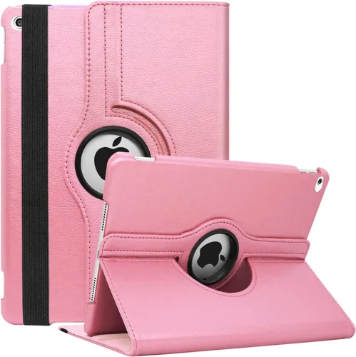Vista 16 de Funda giratoria para iPad de 9.7 pulgadas 2018 2017 / Funda para iPad Air 2 - Funda protectora con soporte giratorio de 360 grados y función
