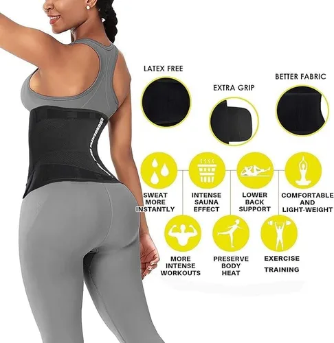 Vista 4 de Waist Trainer Belt for Women Man - Waist Trimmer Ab Belt - Tummy Control Body Shaper