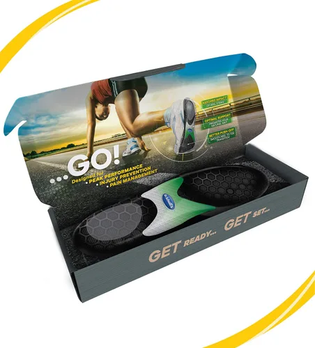 Vista 2 de Dr. Scholl's Tamaño de rendimiento para adaptarse a plantillas de correr para hombres y mujeres, mujeres 7.5-8 / hombres 6.5-7 tamaños