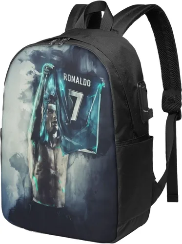 Vista 12 de #7 Mochilas Bolso Portátil Bolsa Bookbag Usb Mochila 17 Pulgadas Para Diario