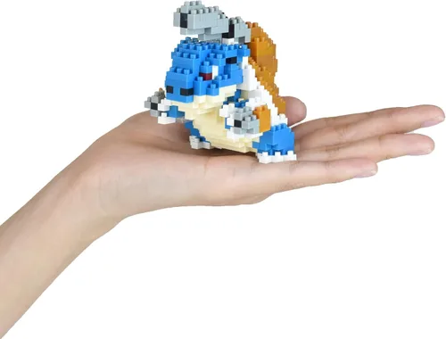 Vista 6 de Nanoblock - Pokémon - Mega Blastoise, kit de construcción de la serie Pokémon