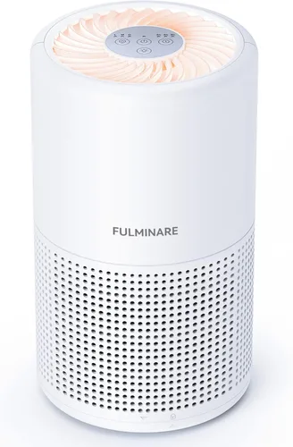 Vista 13 de Purificadores de aire para recámara, FULMINARE Filtro de aire HEPA H13 verdadero, limpiador de aire silencioso con luz nocturna, purificador de aire