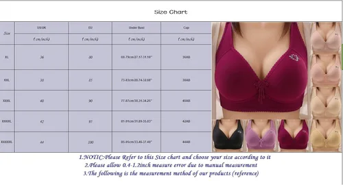 Vista 4 de Breast Compression Bra Ever So Cute Bra Bralettes for Women Cotton Nursing Clothes Women Breastfeeding Maternity Cloth