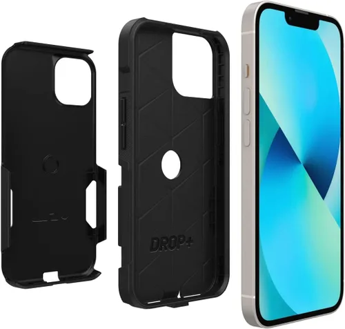 Vista 5 de OtterBox Commuter Series - Funda para iPhone 13 (solamente), embalaje no minorista, color negro