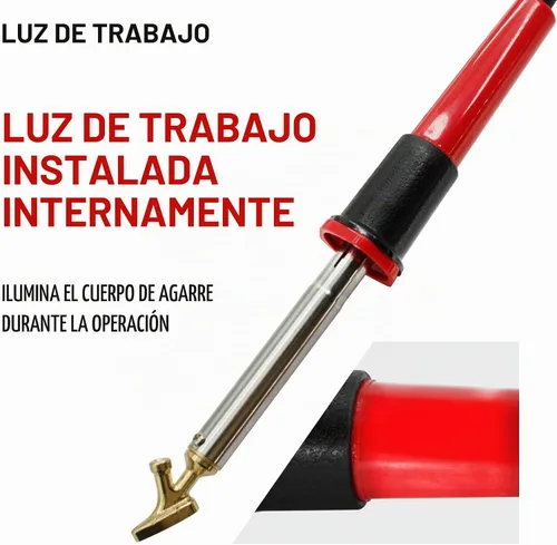 Vista 4 de RX WELD Kit de soldadura de plástico, kit de reparación de soldador de plástico 100W