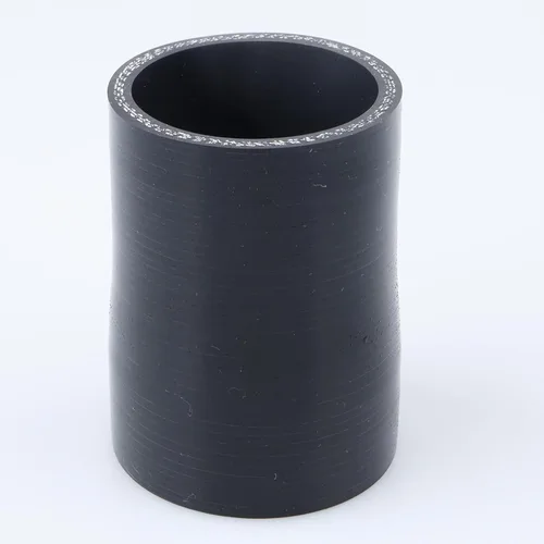 Vista 103 de AC PERFORMANCE ID de 1" a 1/2" (25mm a 13mm) Manguera de silicona recta reductora de 3 capas reforzada negra, 3" de longitud Negro