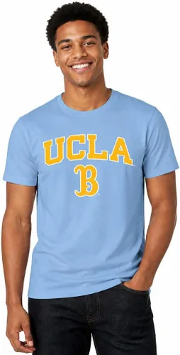 Vista 14 de Campus Colors NCAA - Camiseta de algodón para adulto, unisex, para el día del juego Azul marino