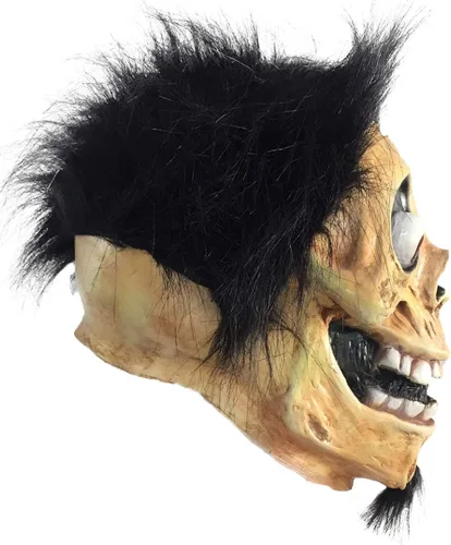 Vista 3 de Coco Miguel Máscara de látex Calavera Héctor Abuelo Rivera Película de dibujos animados Cosplay Props