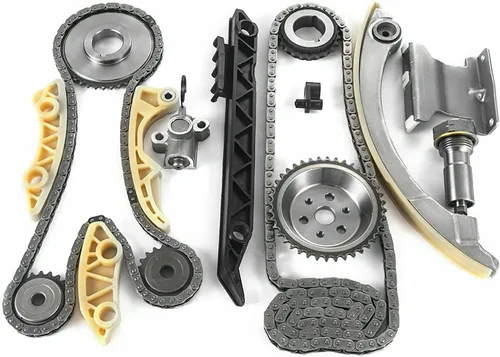 Vista 2 de Kit de cadena de distribución con carril guía tensor, piñón de manivela, piñón de eje de equilibrio para 2.0L 2.2L 2.4L GM Buick Chevy GMC Pontiac