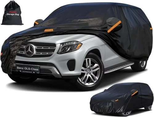 Vista 83 de Kayme Cubierta de auto SUV de 7 capas ajuste personalizado para BMW X1 (2009-2025), impermeable, para todo tipo de clima, para automóviles, cubierta