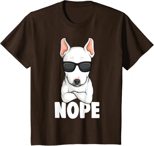 Vista 36 de Camiseta de perro Bull Terrier para niños y mujeres, Negro