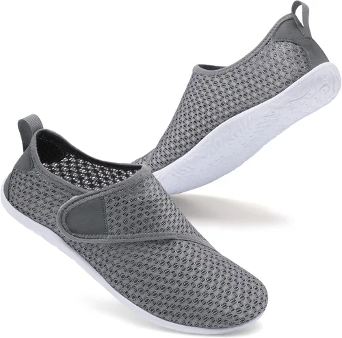 Vista 2 de JIASUQI Zapatos deportivos para senderismo y playa, zapatos acuáticos descalzos, para natación, deportes, caminar, para mujeres y hombres