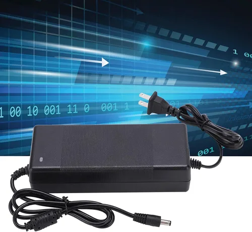 Vista 3 de Adaptador de corriente DC 24V 10A Enchufe de EE. UU. Convertidor de transformador de 100-240V para placa amplificador