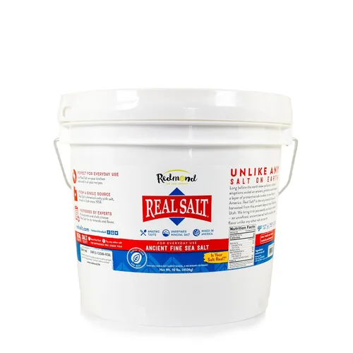 Vista 10 de Redmond Real Sea Salt - Sal natural de palomitas de maíz sin refinar, bolsa de 10 onzas