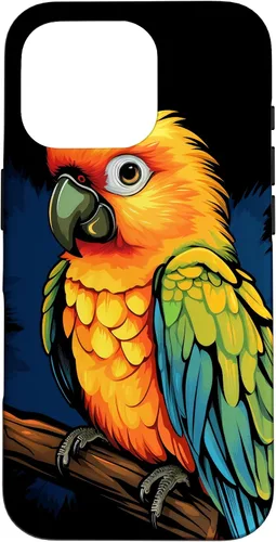 Vista 20 de Sun Conure - Funda para iPhone 17, diseño de pájaro tropical